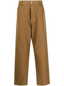 Junya Watanabe MAN pantalon droit en coton - Marron