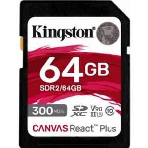 Kingston Technology Canvas React Plus 64 GB SD UHS-II Klasse 10