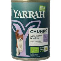 Yarrah Kat kip kalkoen in saus bio