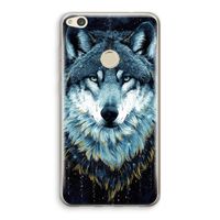 Darkness Wolf: Huawei Ascend P8 Lite (2017) Transparant Hoesje Darkness Wolf: Huawei Ascend P8 Lite (2017) Transparant Hoesje
