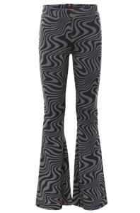 LOOXS 10sixteen Meisjes flair broek - Zwart swirl