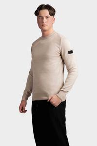 Malelions Knit Sweater Heren Beige - Maat XS - Kleur: Beige | Soccerfanshop