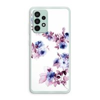 Waterverf bloemen: Samsung Galaxy A52s 5G Transparant Hoesje