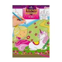 Princess Friends Kleurboek 96 Bladzijden - thumbnail