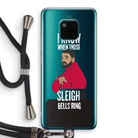 Sleigh Bells Ring: Huawei Mate 20 Pro Transparant Hoesje met koord