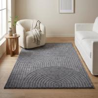 Vloerkleed Panglao - Antraciet 235x160cm - Polypropyleen - Dekbed-Discounter.nl