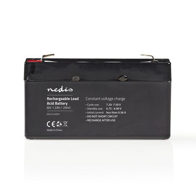 Nedis Oplaadbare Loodaccu | Lead-Acid | 6 V | 1200 mAh | 1 stuks - BALA12006V BALA12006V