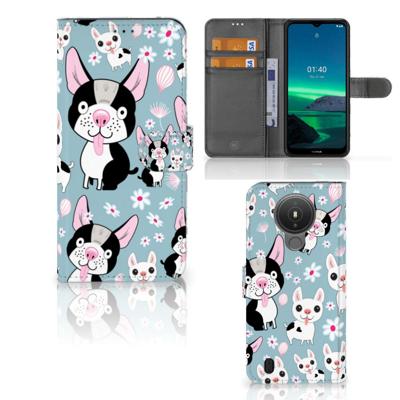 Nokia 1.4 | Telefoonhoesje | Met pasjeshouder | Hondjes