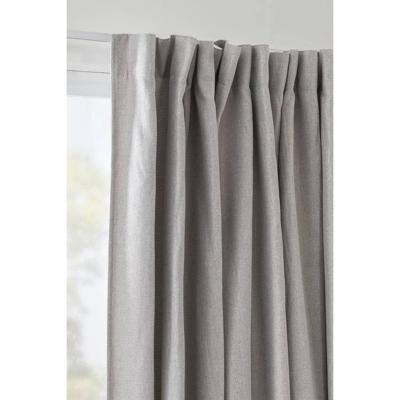 1+1 Gratis Leen Bakker - Gordijn Miran XL - Zand - 280x280 Cm (1 Stuk) - Polyester - Beige