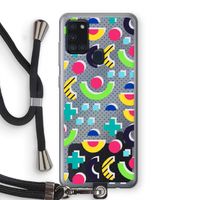 8-bit N°1: Samsung Galaxy A21s Transparant Hoesje met koord