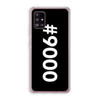 #9000: Samsung Galaxy A51 5G Transparant Hoesje