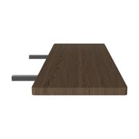 Bolia Graceful verlengblad set van 2 - 95 cm - 40 mm - donker geolied eiken