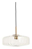 Light & Living Hanglamp 'Pleat' Glas, 40cm, kleur Transparant