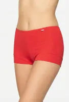 3844 dames boxershort microfiber - Dames polyamide hoge onderbroek - Badstof kruisje - ondergoed