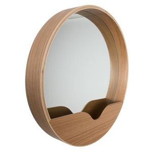 Zuiver Round Wall wandspiegel Rond Hout