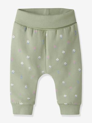 Joggingbroek voor babymeisjes van NAME IT saliegroen