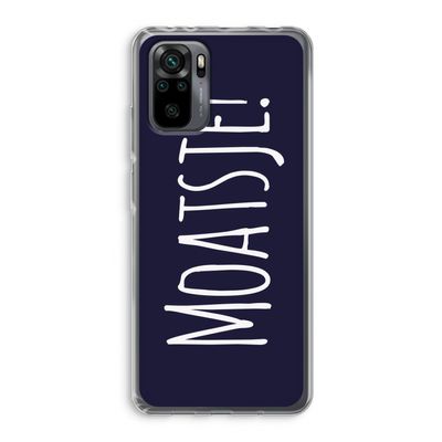 Moatsje!: Xiaomi Redmi Note 10 Pro Transparant Hoesje