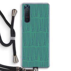 Swirls: Sony Xperia 5 II Transparant Hoesje met koord