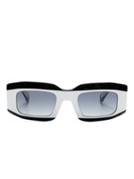 GIGI STUDIOS lunettes de soleil Chess à monture rectangulaire - Noir