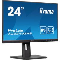 Iiyama prolite xub2493hs-b6 23.8" monitor (zwart, hdmi, displayport)