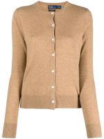 Polo Ralph Lauren cardigan en cachemire à boutonnière - Marron