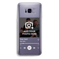 Music Player: Samsung Galaxy S8 Plus Transparant Hoesje
