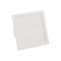 Nedco lamellenrooster - 3 lamellen - 160 x 160 mm - wit - 62500500