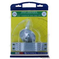 Ánodos para Yamaha TENKITYAMAHA200-250 - KIT ANODOS ZINC YAMAHA 200-250HP