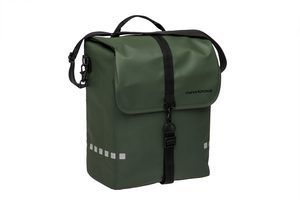 New Odense single fietstas - waterafstotend - 17,5l - zwart/groen