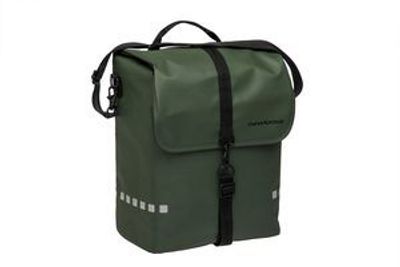 New Odense single fietstas - waterafstotend - 17,5l - zwart/groen