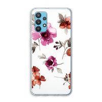 Geschilderde bloemen: Samsung Galaxy A32 4G Transparant Hoesje
