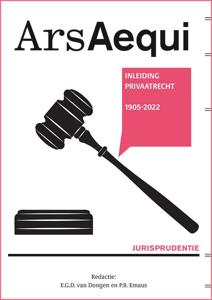 Jurisprudentie Inleiding privaatrecht 1905-2022 (Paperback)