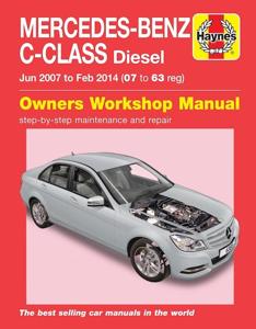 Haynes Werkplaatshandboek Mercedes-Benz C-Class diesel (Jun 2007-Feb 2014) 6389