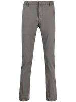 DONDUP pantalon chino à coupe droite - Gris