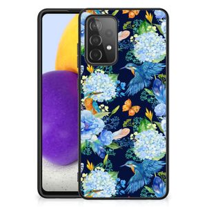 Dierenprint Telefoonhoesje voor Samsung Galaxy A72 (5G/4G) IJsvogel