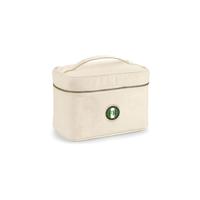 Toilettas rondrits beige - FR - Wat gaan we doen vandaag - logo voor