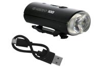 OXC Ultratorch Mini + Voorlicht 100lm USB - Zwart OXC Ultratorch Mini + Voorlicht 100lm USB - Zwart