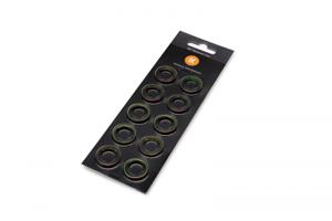 EK Water Blocks EK-Quantum Torque Color Ring 10-Pack HDC 16 Koppelbevestigingsring 1/4" 10 stuk(s)