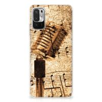 Xiaomi Redmi Note 10/10T 5G | Poco M3 Pro | Siliconen hoesje | met foto Bladmuziek