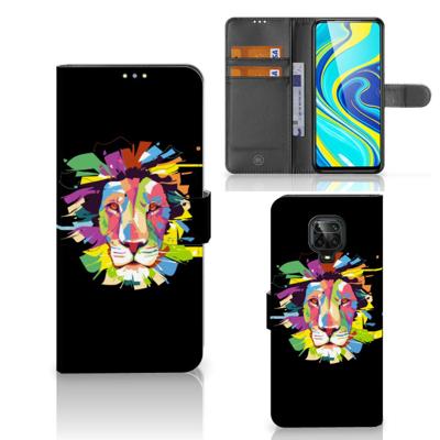 Xiaomi Redmi Note 9 Pro | Note 9S Leuk Hoesje Lion Color | Portemonnee hoesje Xiaomi Redmi Note 9 Pro | Note 9S Leuk Hoesje Lion Color | Portemonnee hoesje
