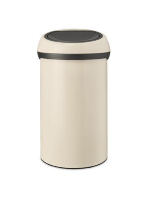 Brabantia touch bin 60 liter soft beige