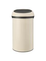 Brabantia touch bin 60 liter soft beige - thumbnail