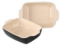 Masterpro Ovenschaal (klein/dubbel, Zwart) Masterpro Ovenschaal (klein/dubbel, Zwart)
