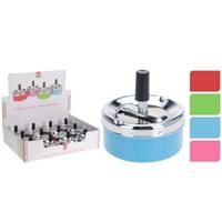 Asbak druksysteem metaal - thumbnail