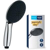 Douchekop - GROHE Vitalio Start 110 27946001 - 2 jets (Regen/stimulerend) - Waterbesparend - Antikalkproces - Chroom