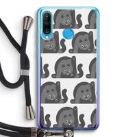 Cats: Huawei P30 Lite Transparant Hoesje met koord