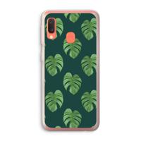 Monstera leaves: Samsung Galaxy A20e Transparant Hoesje