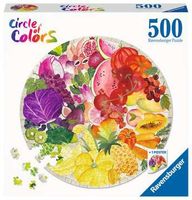 Ravensburger Puzzel 500 stukjes Round puzzle - Circle of colors - Fruits & Vegetables