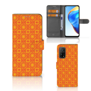 Xiaomi Mi 10T Pro | Mi 10T Telefoon Hoesje Batik Oranje