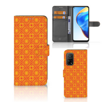 Xiaomi Mi 10T Pro | Mi 10T Telefoon Hoesje Batik Oranje - thumbnail